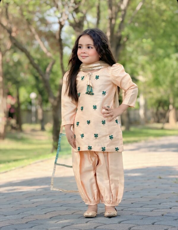Peach Blossom Afghani Set 🌸